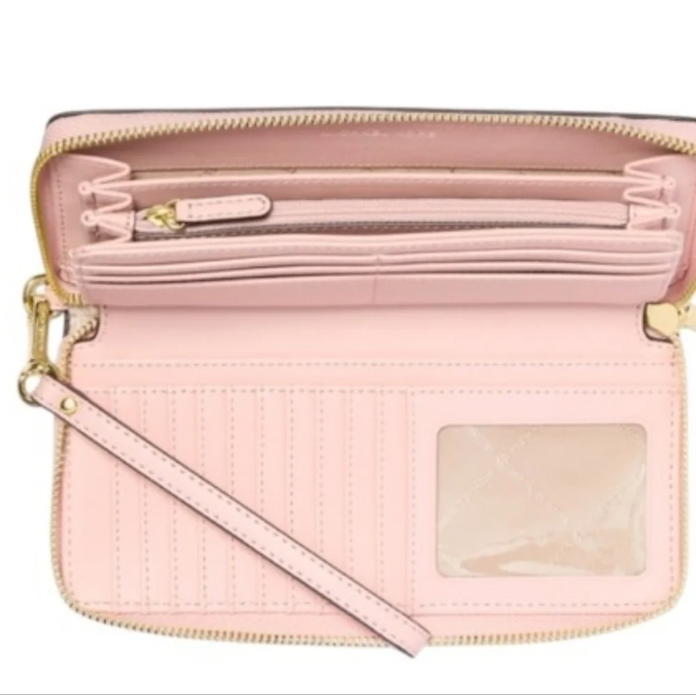 Michael Kors Signature Sinclair Md East West Grab Tote bag & Jet Set Wristlet
